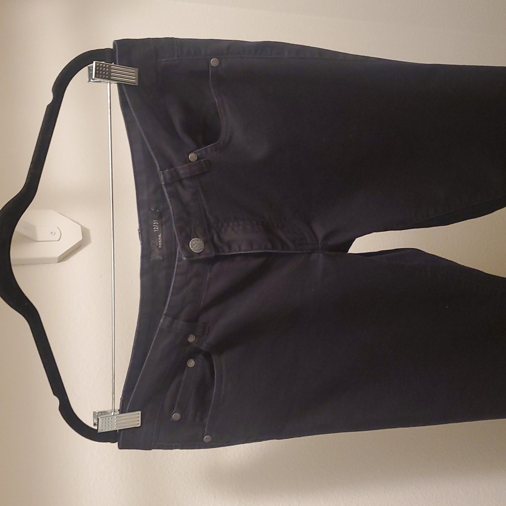 Prana Low Rise Straight Leg Casual black pants size 12 or 31